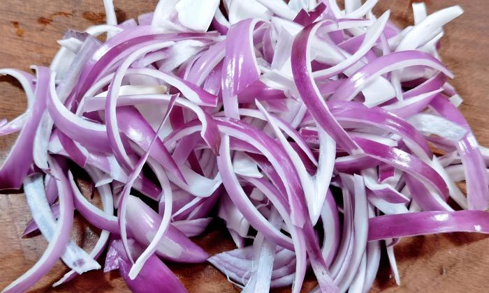 洋蔥冰水處理步驟