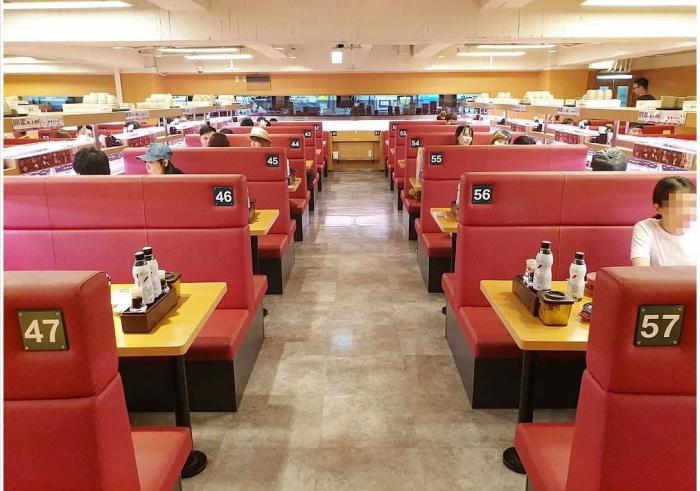 壽司郎多人座位區