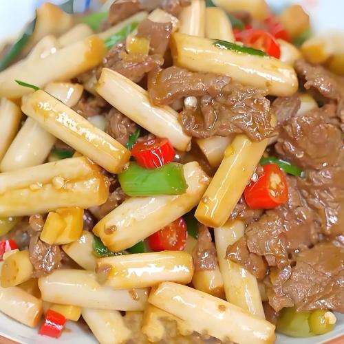 藕帶炒牛肉